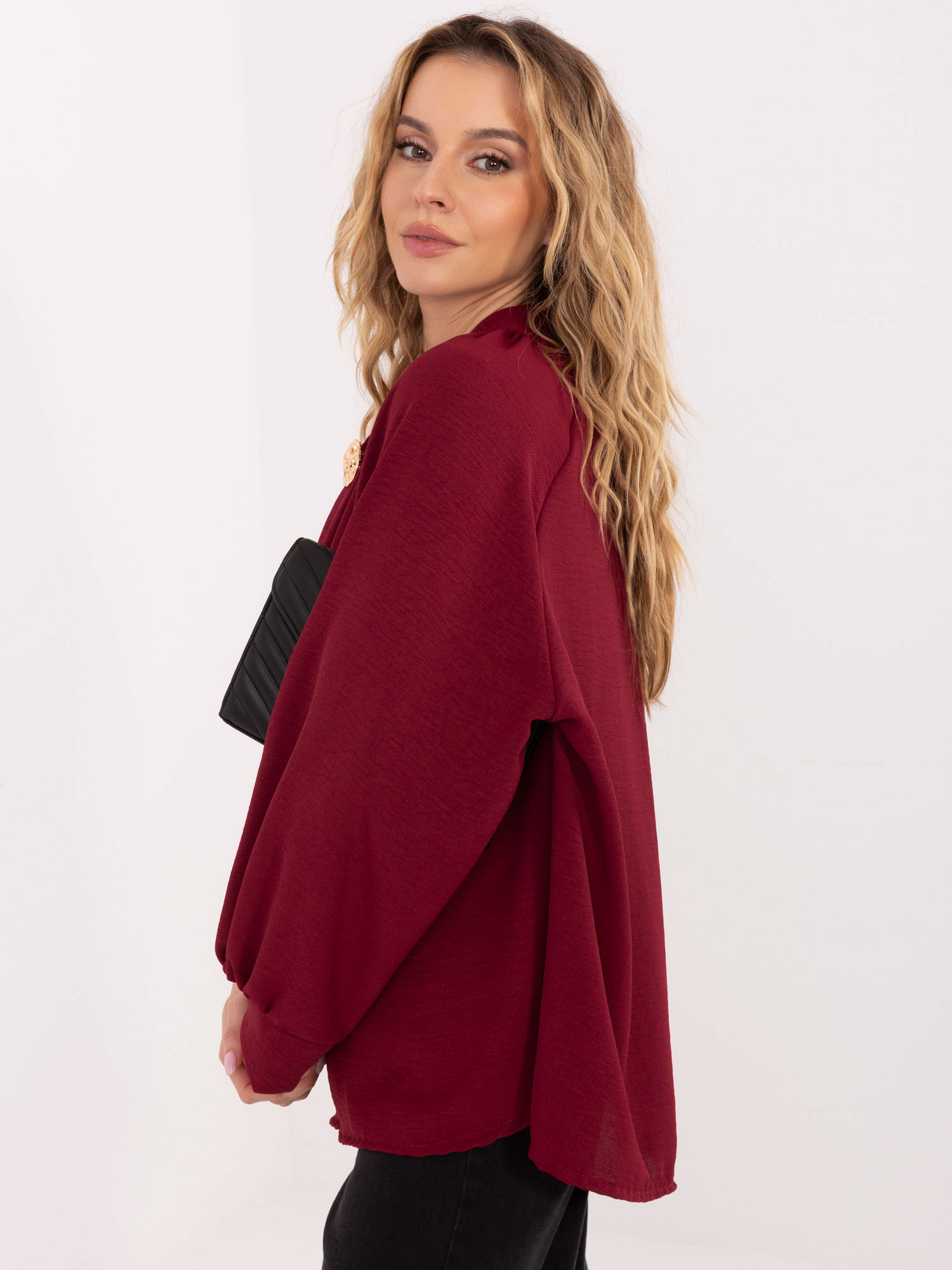Bluzka bordowy