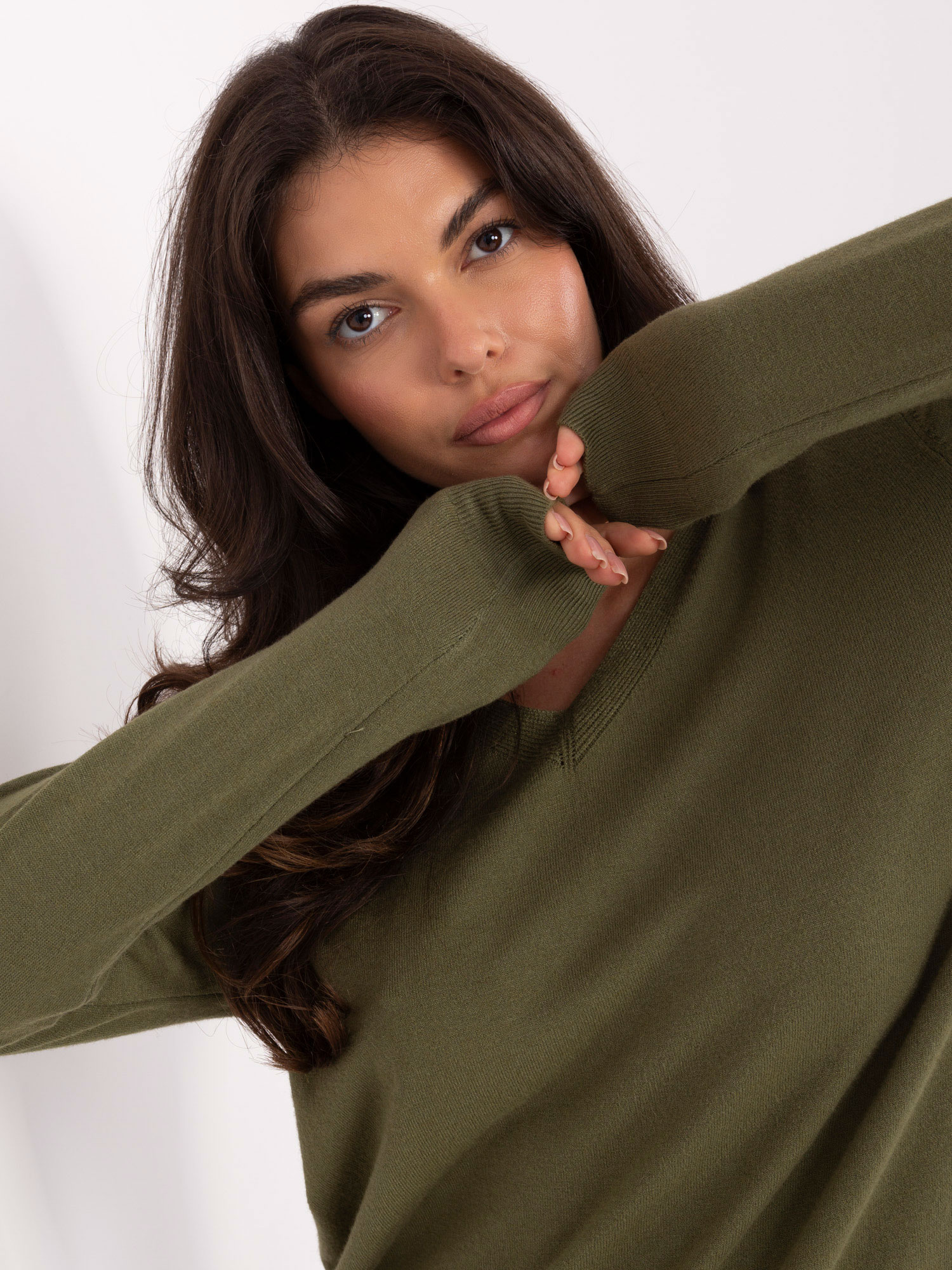 Sweter khaki