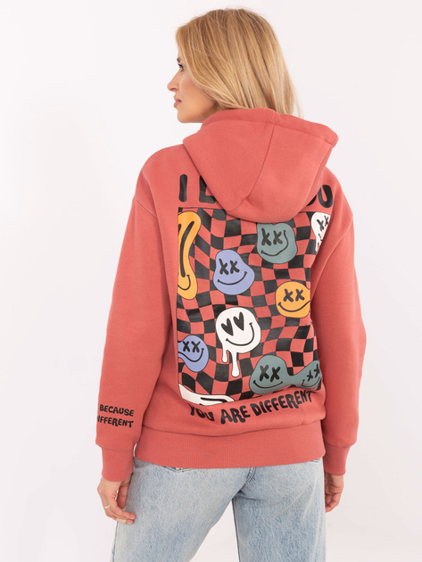 Hurt Koralowa ocieplana bluza z kapturem SUBLEVEL