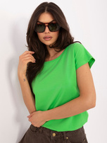 Jasnozielony t-shirt Circle