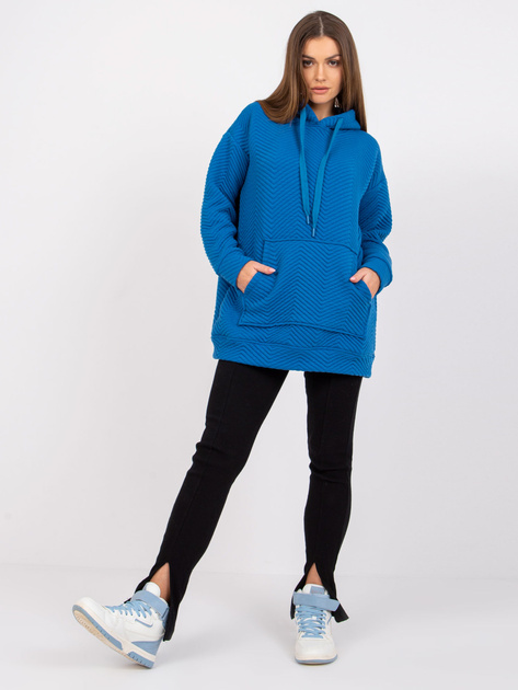 Ciemnoniebieska bluza kangurka Atlanta RUE PARIS