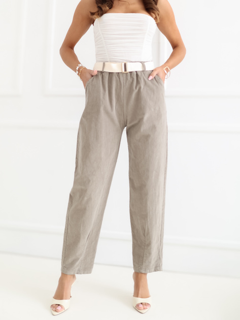 Fango sztruksowe spodnie z wysokim stanem