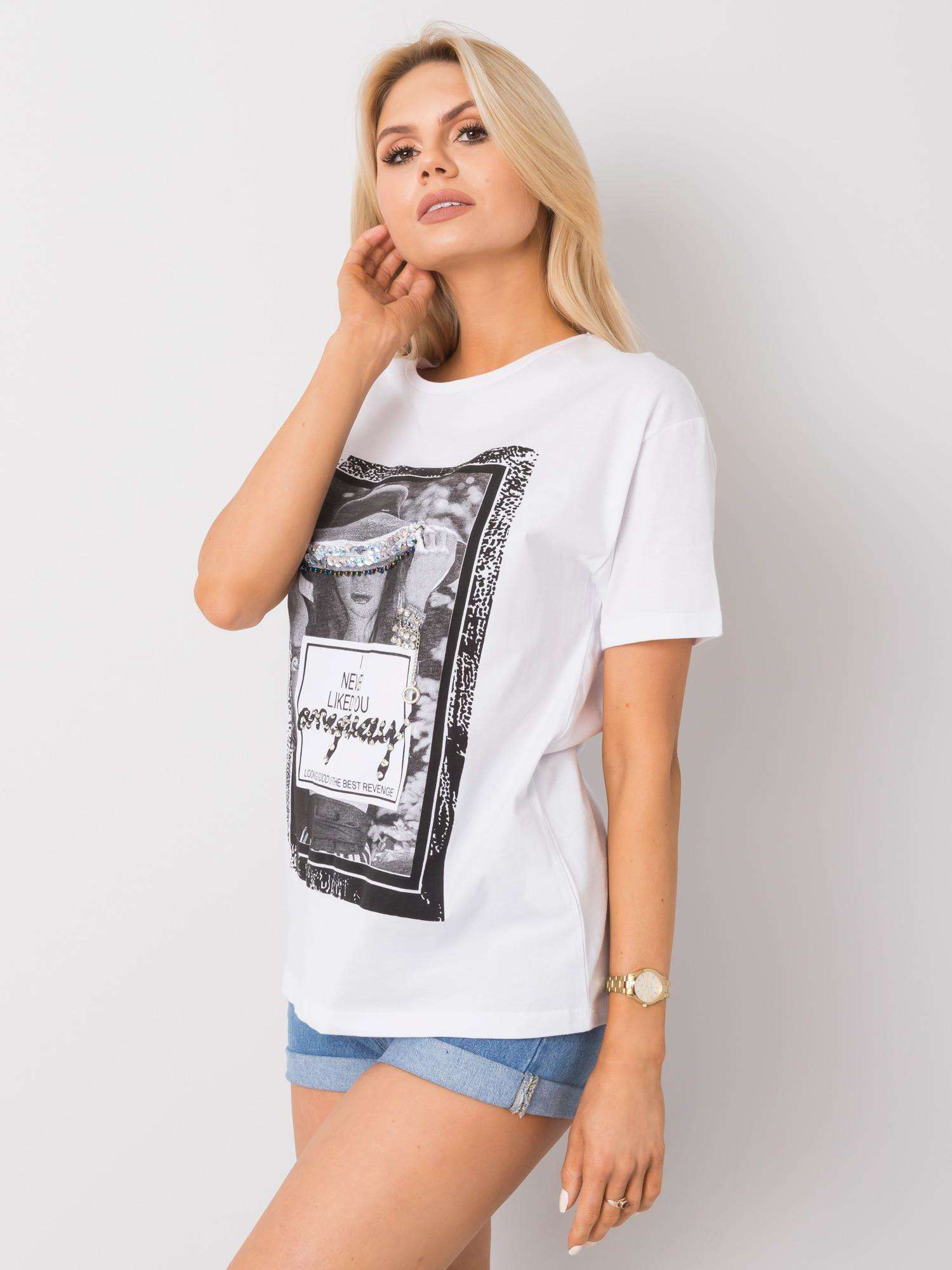 Biały t-shirt Alessia