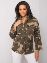 Khaki Camouflagejacke Rochelle.