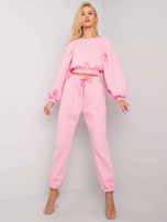 Różowy damski komplet dwuczęściowy Constanca RUE PARIS