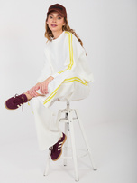 Ecru komplet z kontrastowymi lampasami RUE PARIS 