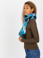 Hurtownia online Turkusowa damska chusta z bawełna 