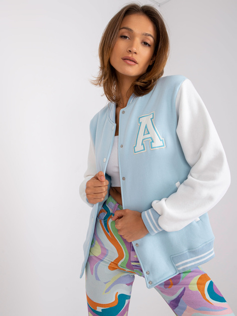 Jasnoniebieska damska bomberka dresowa Palma