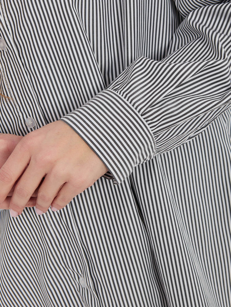 Czarna asymetryczna koszula z bawełny