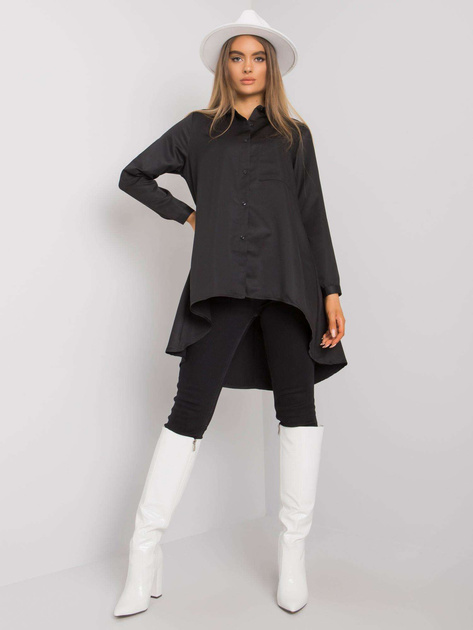 Czarna koszula asymetryczna Gilliana
