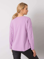 Lila Bluse mit langen Ärmeln Miriana.