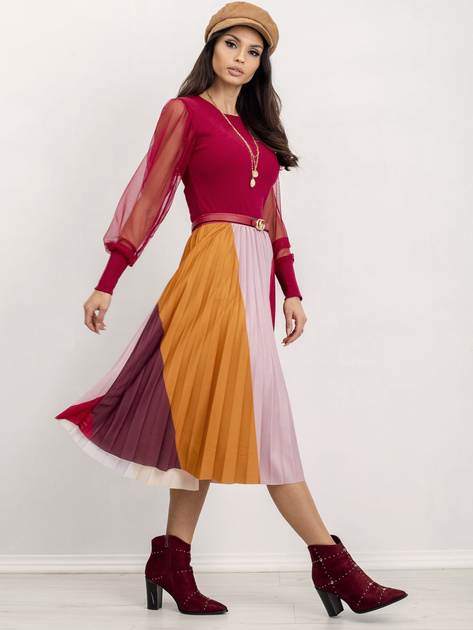 RUE PARIS Bordowa bluzka Cynthia