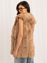 Hurt Camel fur vest with lining.