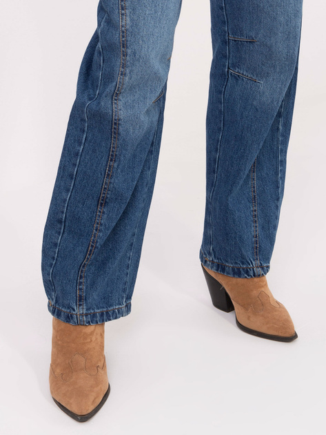 Niebieskie damskie jeansy balloon fit SUBLEVEL