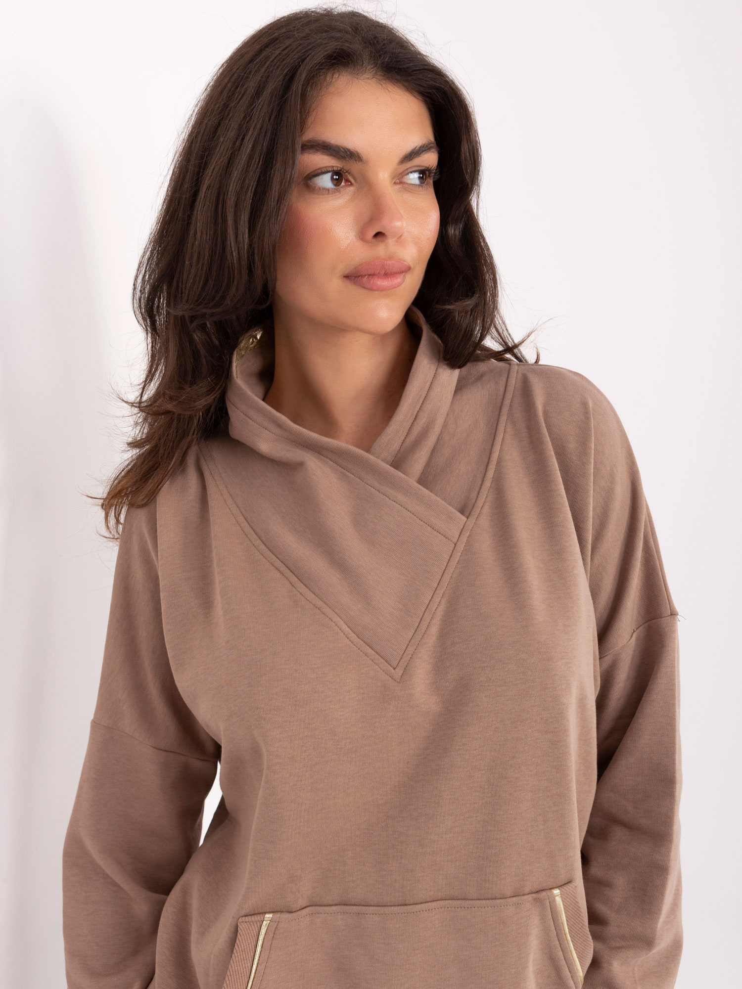 Bluza ciemny bezowy
