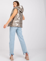 Beżowa dwustronna kamizelka damska Addison