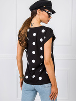 Czarny t-shirt Catrina