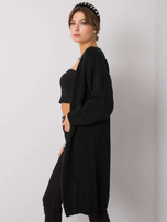 Czarny kardigan dzianinowy Yohana OCH BELLA