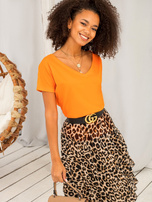 Fluo pomarańczowy t-shirt Emory