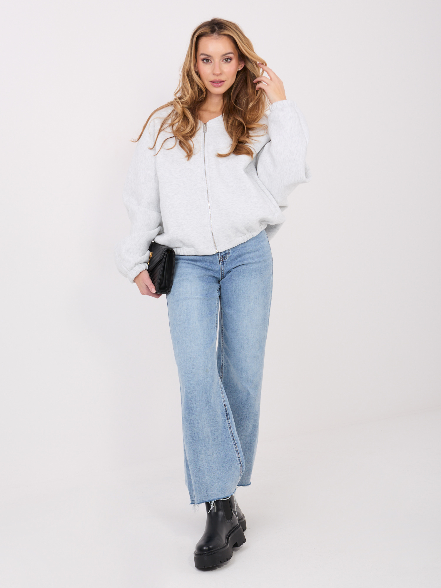 Bluza jasny szary