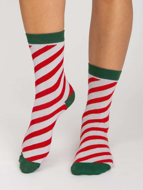 Skarpety z nadrukiem świątecznym 3 pary