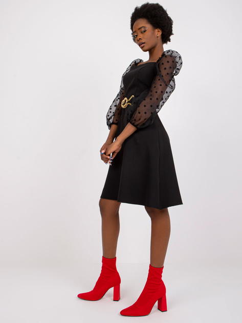 Czarna elegancka sukienka Segovia