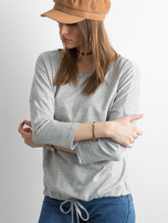 Szara melanżowa bluzka Fiona