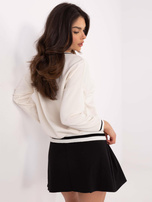 Hurt Ecru bluza bez kaptura z domieszką wiskozy