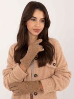 Hurtownia Camelowe dotykowe rękawiczki we wzory