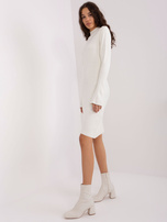 Hurt Ecru sukienka dzianinowa z rękawami-dzwonami