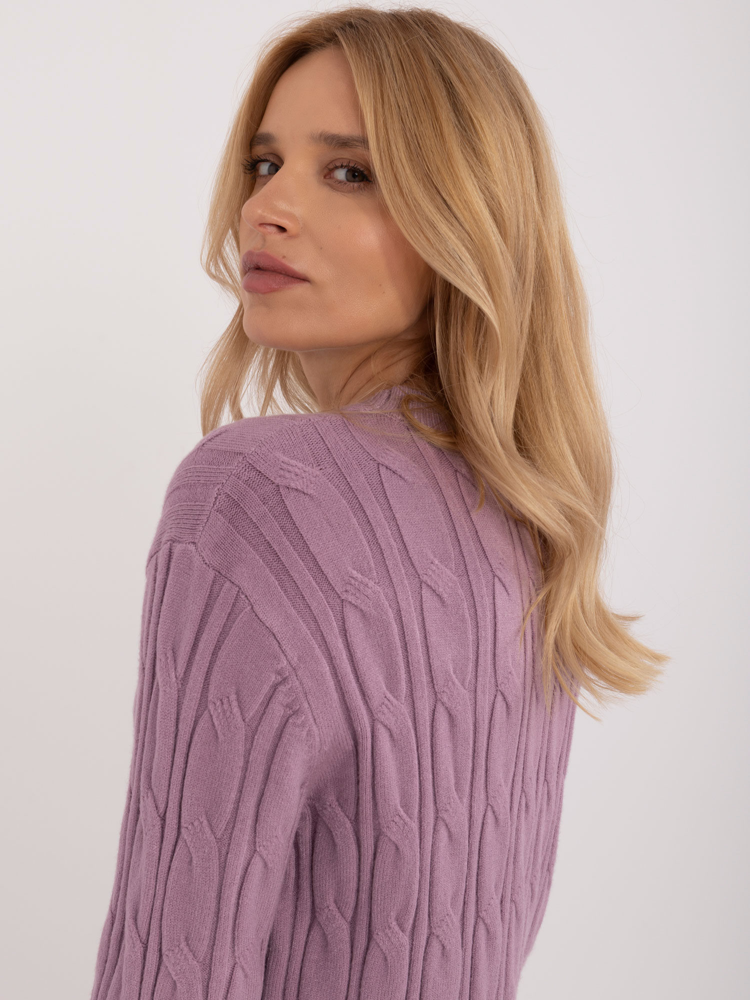Sweter fioletowy