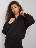 Black basic hoodie Simae.