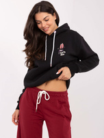 Grafitowa ocieplana bluza z nadrukiem SUBLEVEL