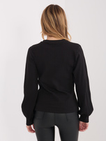 Czarna bluzka z napisem chocolate RUE PARIS