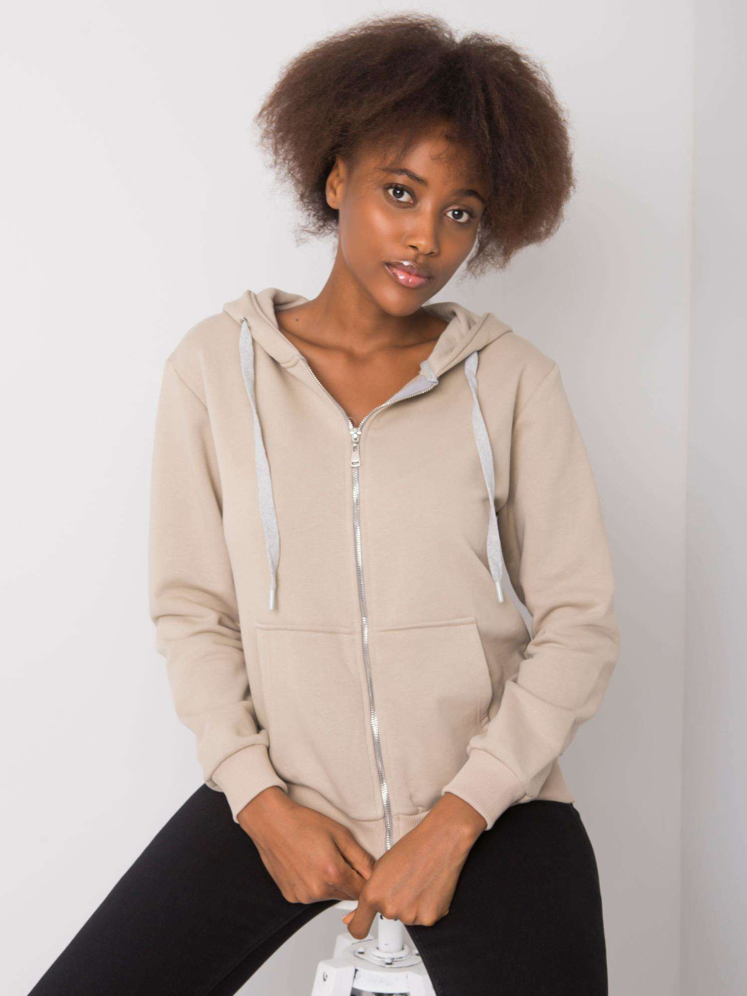 Beige Sweatshirt Linda.