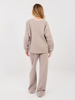 Fango komplet z kontrastowym nadrukiem RUE PARIS