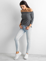 Ciemnoszara bluzka Live