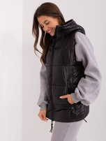 Hurt Czarna kamizelka puchowa z podszewką SUBLEVEL