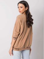 Kamel-Farbe Pullover Charliza.