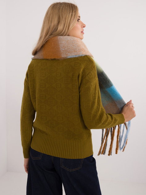 Hurtownia online Damski szal zimowy w kratę