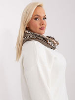 Hurtownia Khaki ażurowy komin we wzory