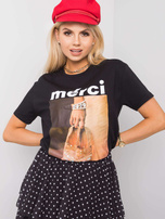 Czarny t-shirt Kylie