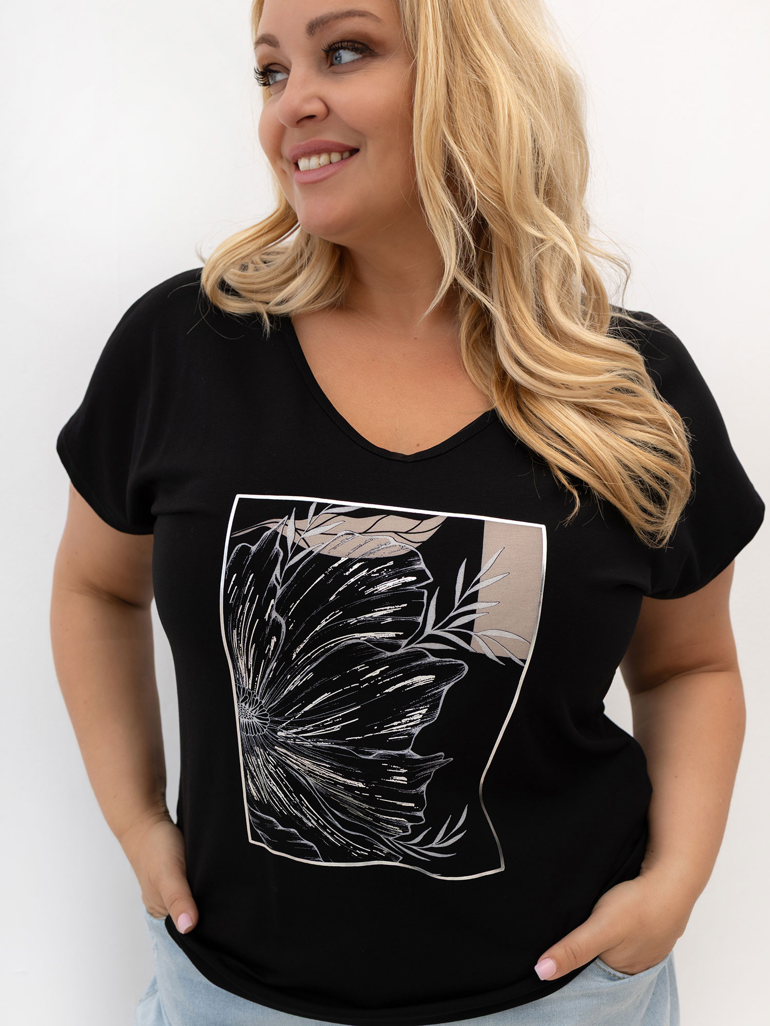 T-shirt czarny