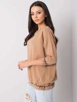 Kamel-Farbe Pullover Charliza.