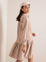 Beżowa sukienka Milan