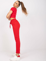 Czerwone spodnie dresowe Approachable