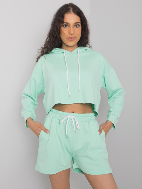 Miętowy komplet casualowy Emola