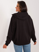 Hurt Czarna rozpinana bluza damska z bawełny