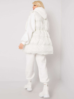 Ecru komplet trzyczęściowy z kamizelką Abigail