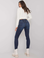 Ciemnoniebieskie jeansy skinny Harrow SUBLEVEL